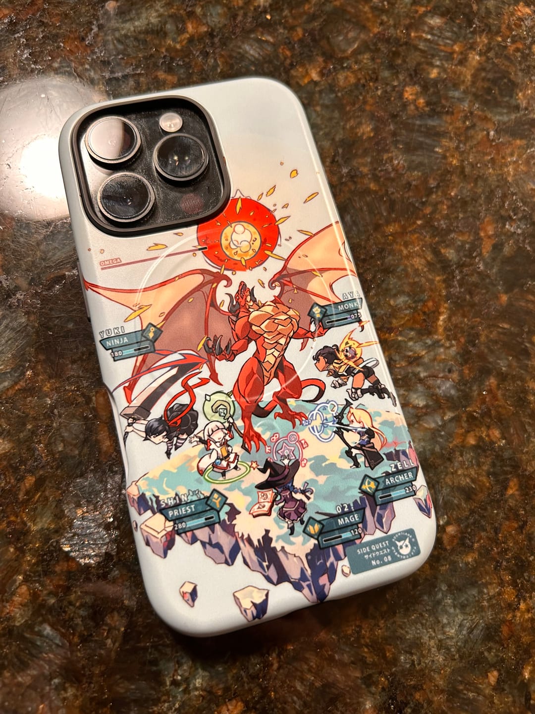 Customer photo review of Side Quest iPhone Case