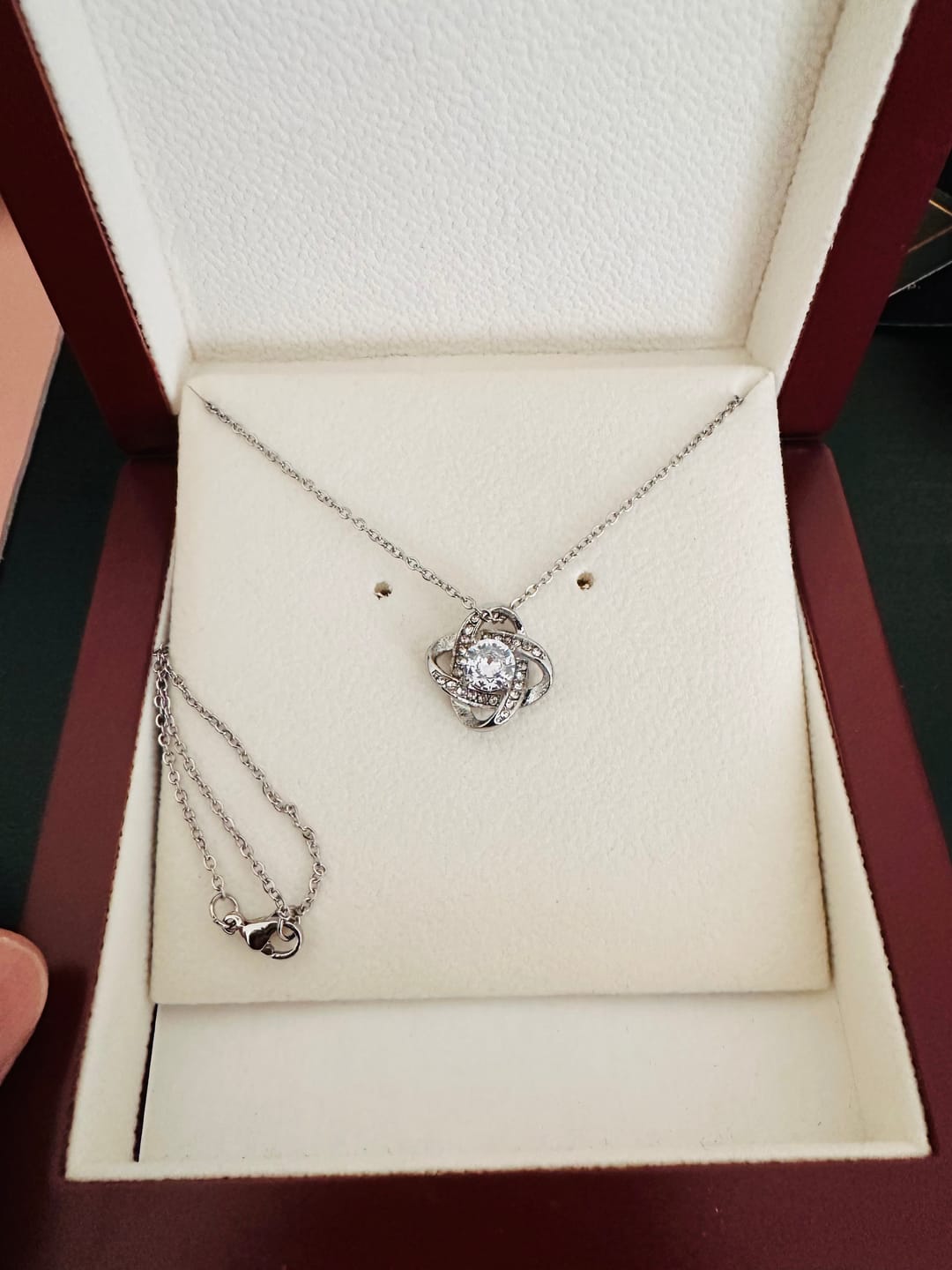 Customer photo review of To My Mom, Forever Bond Necklace (MM18)