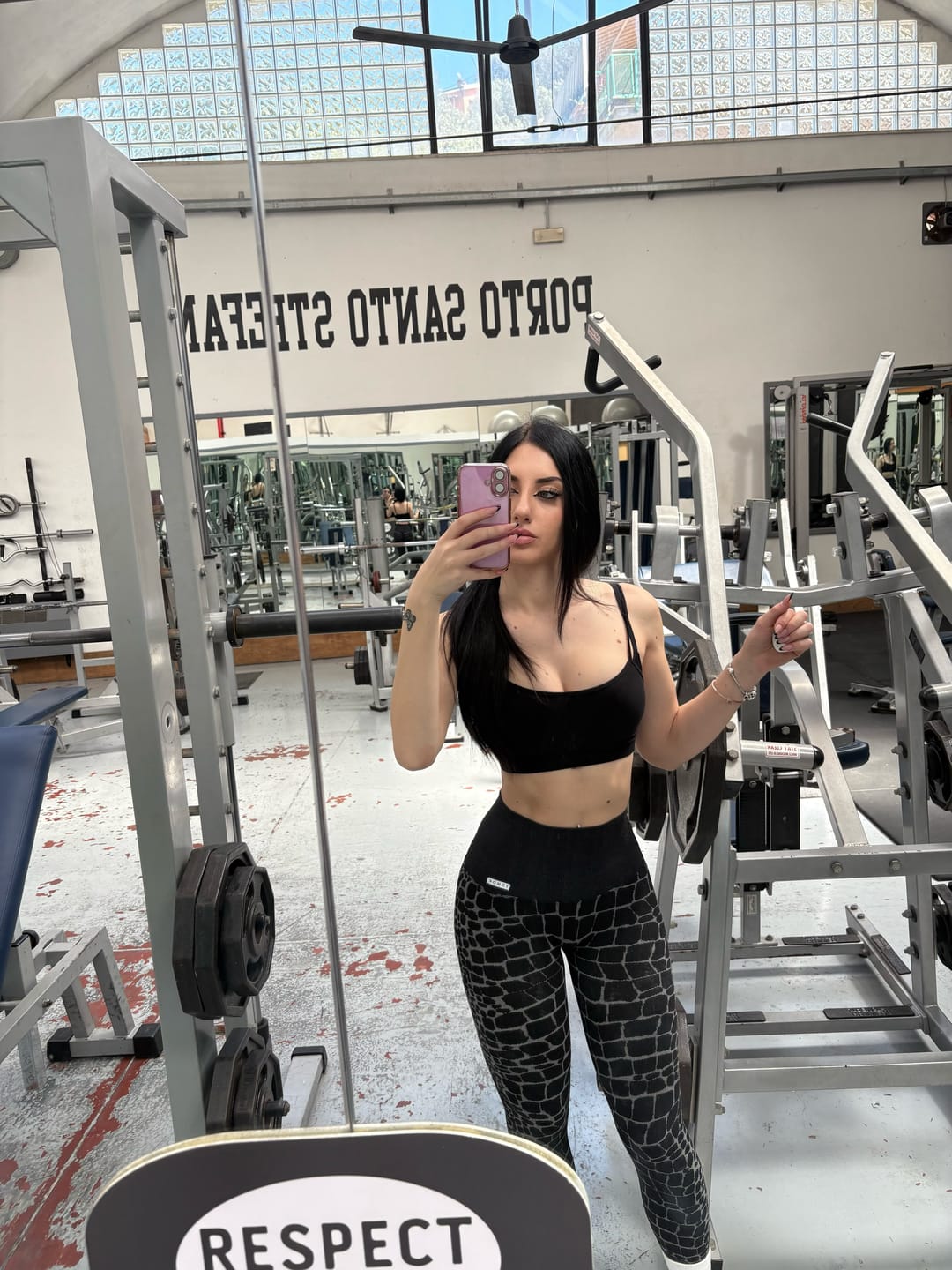 Customer photo review of Leggings Push Up All-Up Cocco Nero
