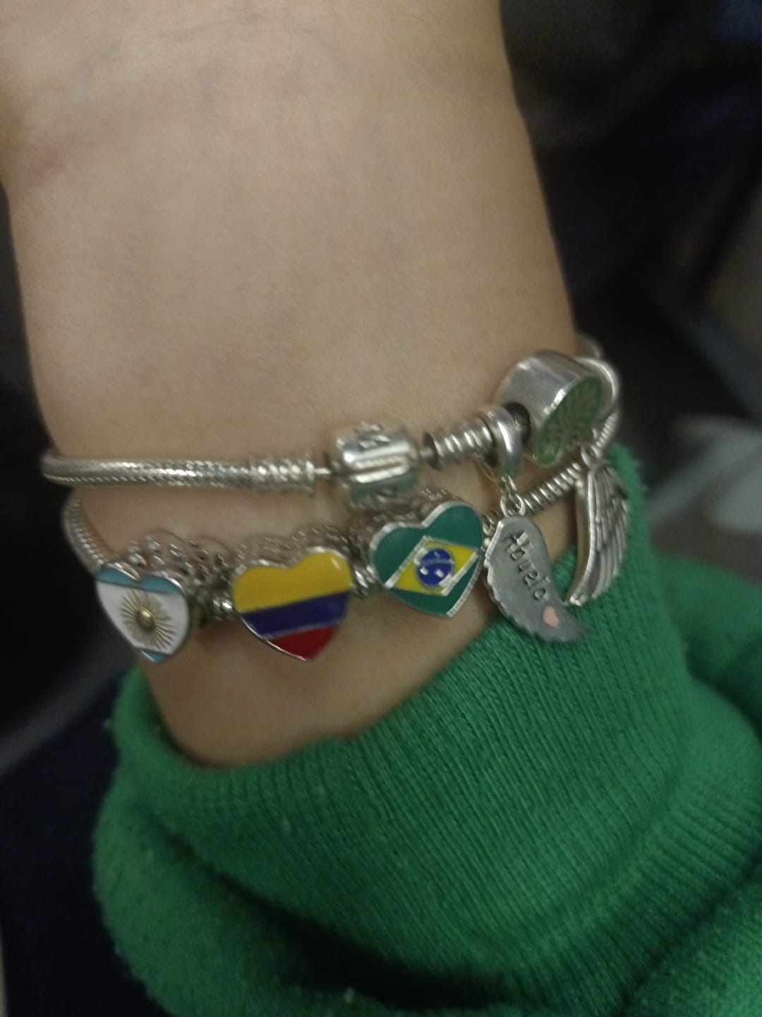 Customer photo review of Charm Corazón Argentina