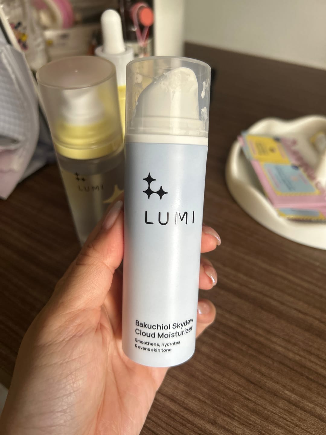 Customer photo review of Bakuchiol Skydew Cloud Moisturizer