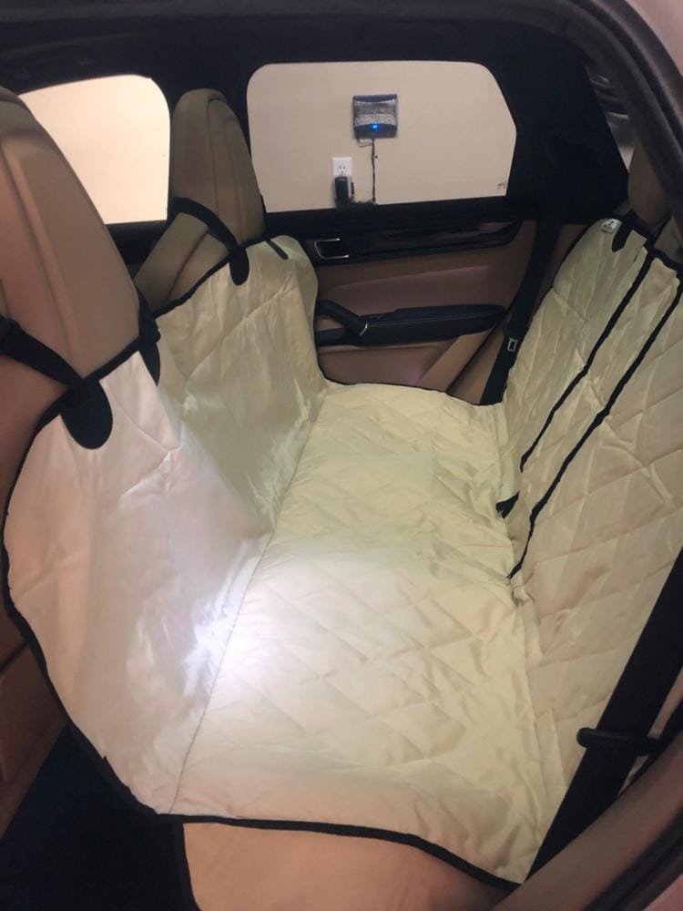 Customer photo review of Rear Seat Cover for Fold Down Seats with Hammock - Regular