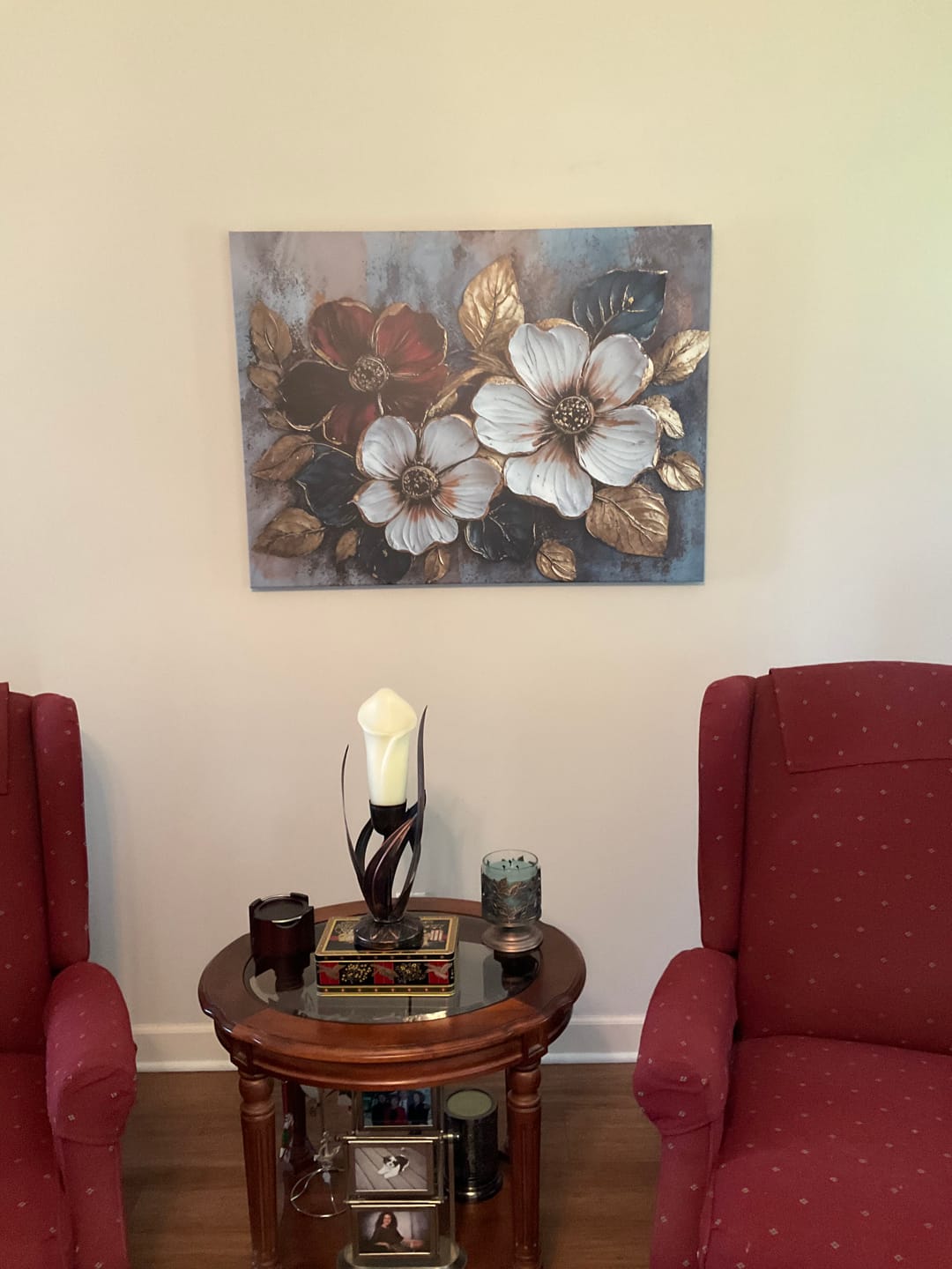 Customer photo review of Nature Wall Art: Floral Symphony V4