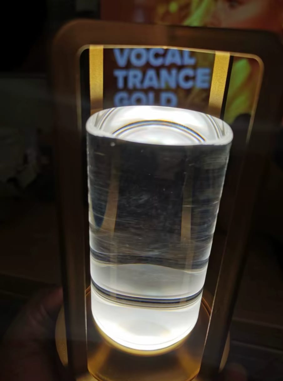 Customer photo review of Crystal Lantern Lamp