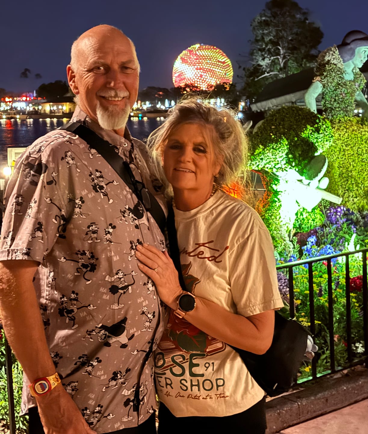 Customer photo review of Enchanted Rose Flower Shop Shirt