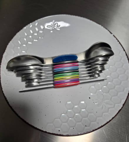 Customer photo review of Stainless Steel Magnetic Measuring Spoons Set