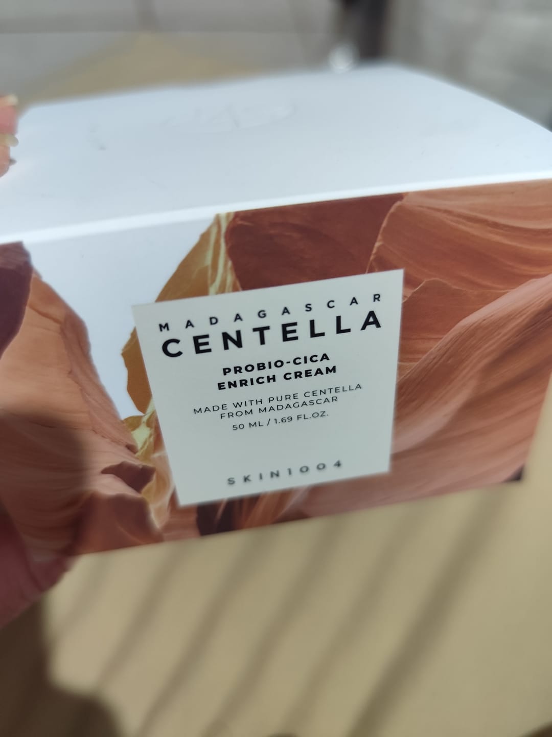 Customer photo review of SKIN1004 - Madagascar Centella Probio-Cica Enrich Cream 50 ML | Crema Hidratante Antiedad y Calmante
