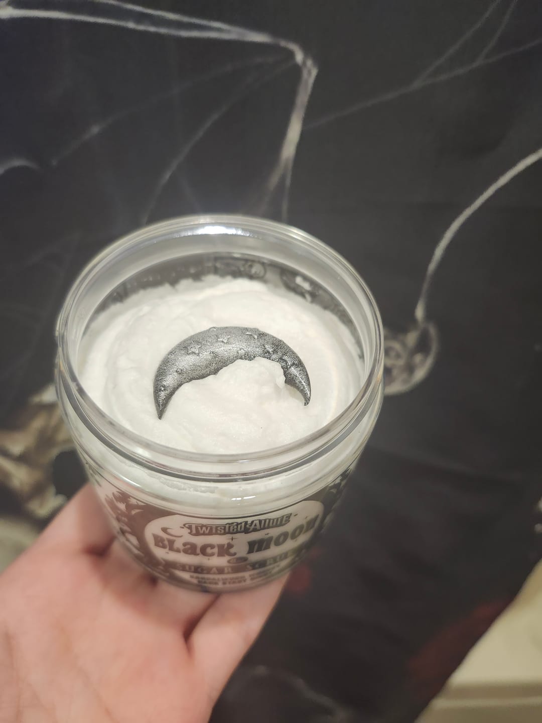 Customer photo review of Black Moon Sugar Scrub