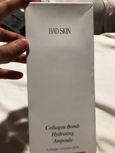 Customer photo review of Bad Skin™ Korean Collagen Bomb Hydrating Ampoule