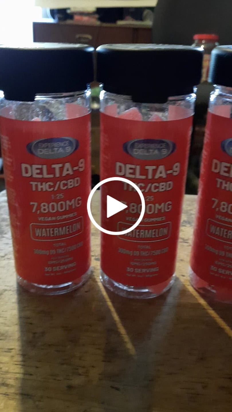 Customer video review of 25:1 Delta-9 THC/CBD Watermelon Gummies