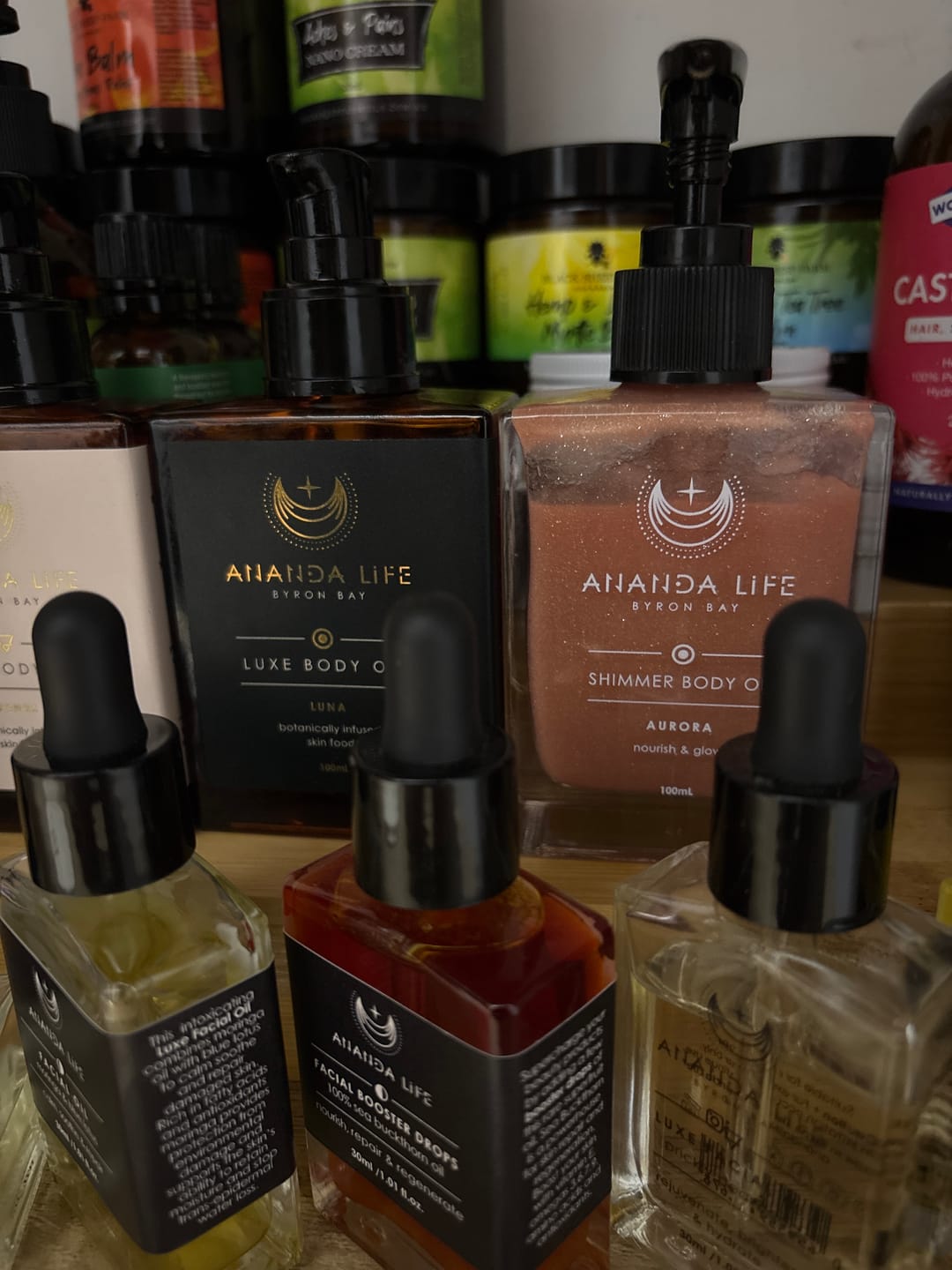 Customer photo review of Ananda Life-Shimmer Body Oil - Aurora