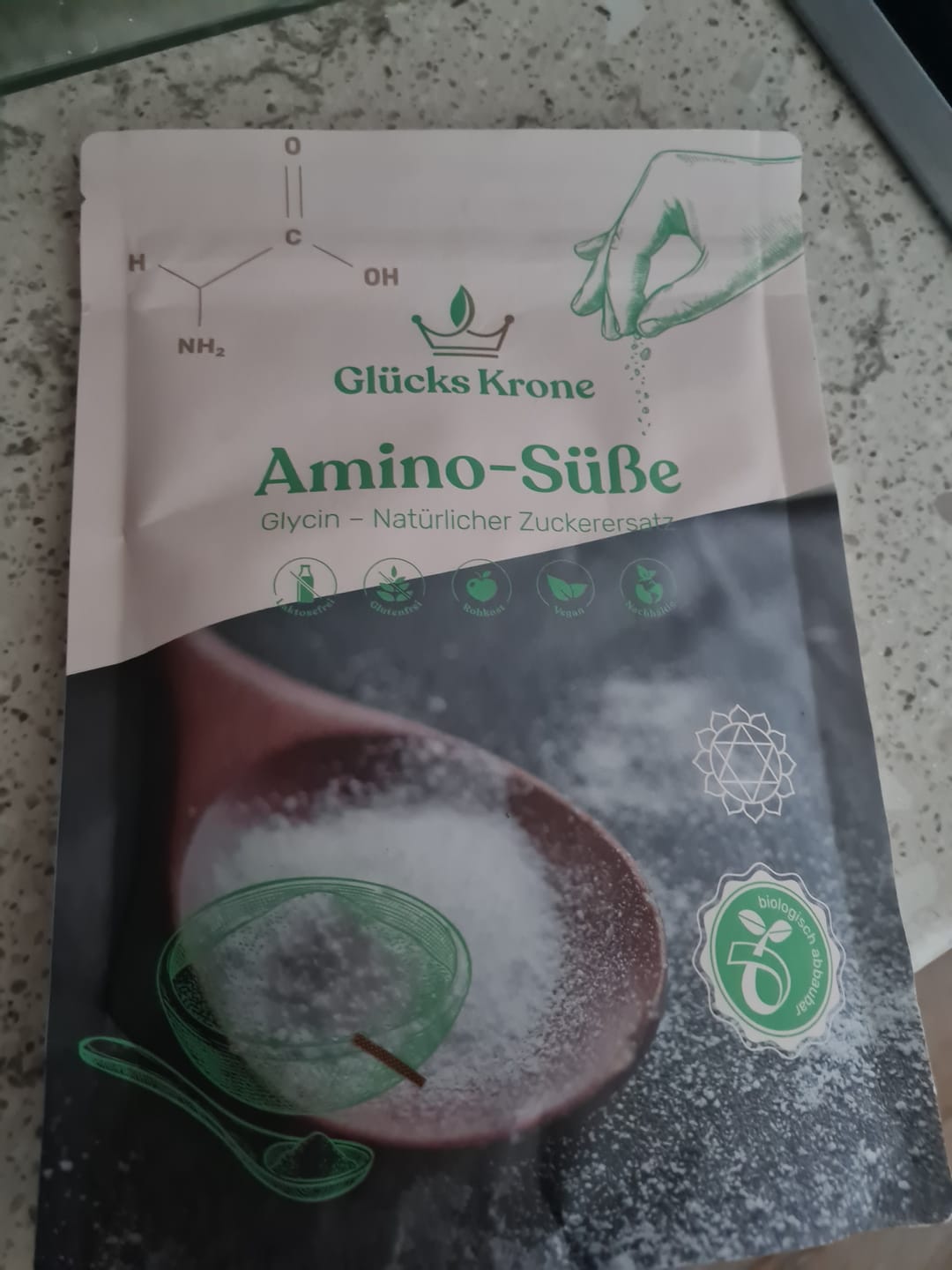 Customer photo review of Amino-Süße (L-Glycin) - 250g