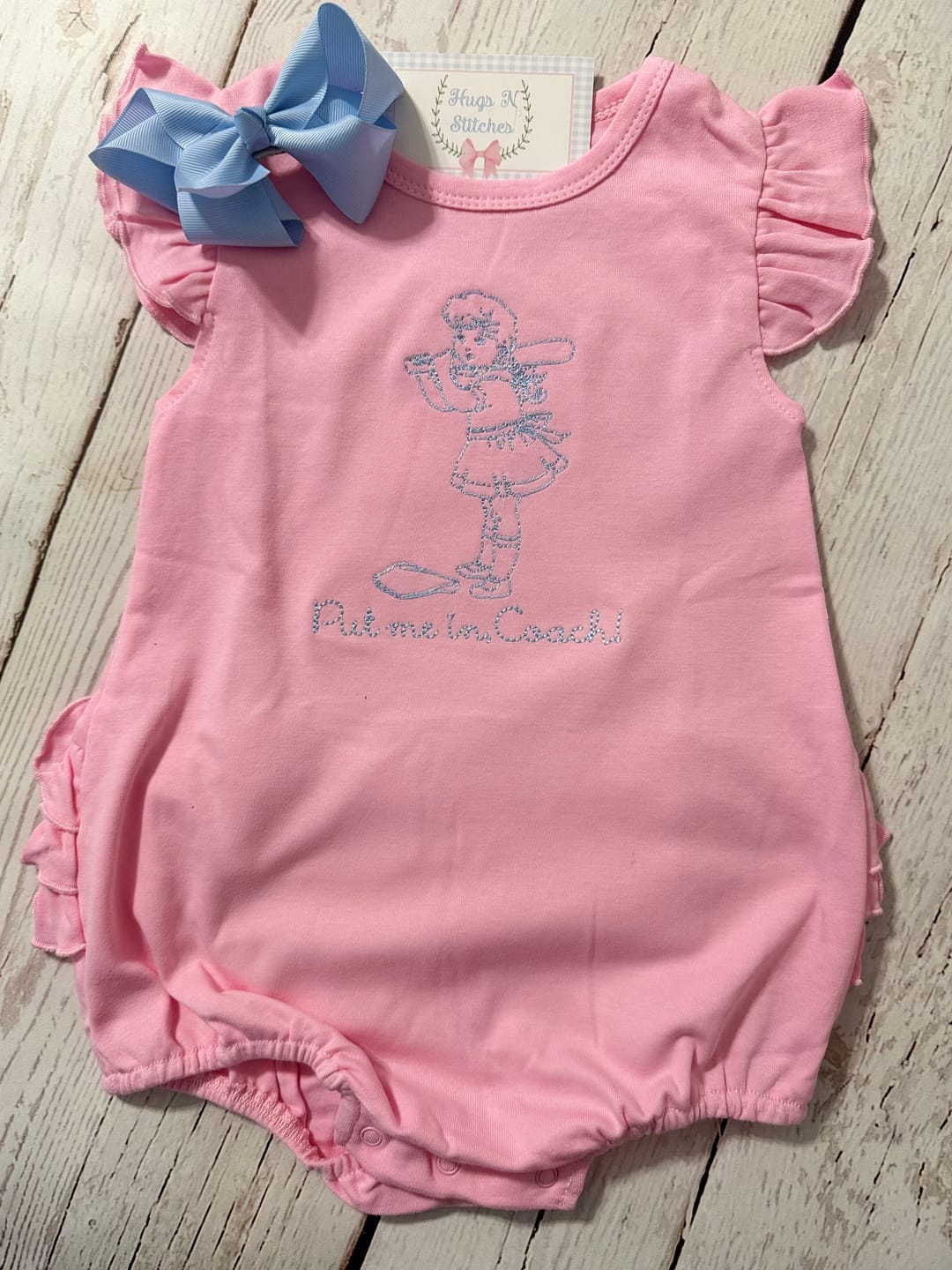 Customer photo review of Girls Ruffle Bum Bubbles