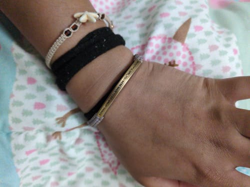 Customer photo review of BEAUTIFUL GIRL, YOU WERE MADE TO DO GREAT THINGS - Rope Bracelet Collection (POS)
