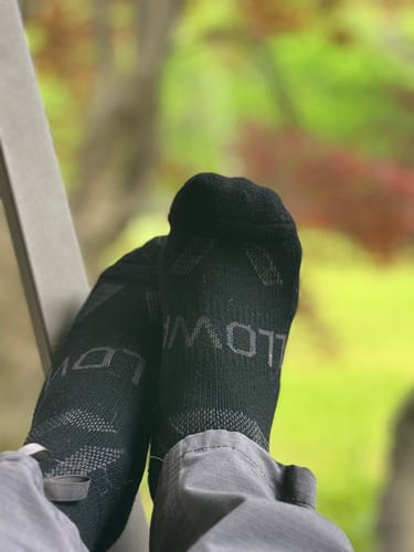 Customer photo review of Men's Alpaca Socks