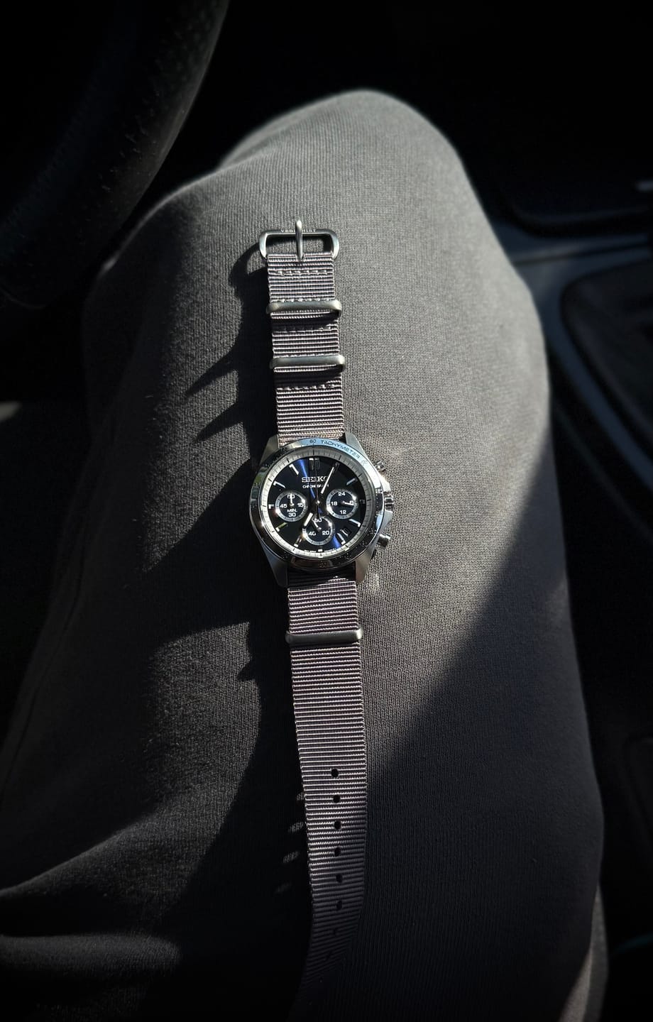 Customer photo review of Dark Grey Nylon Single-Piece