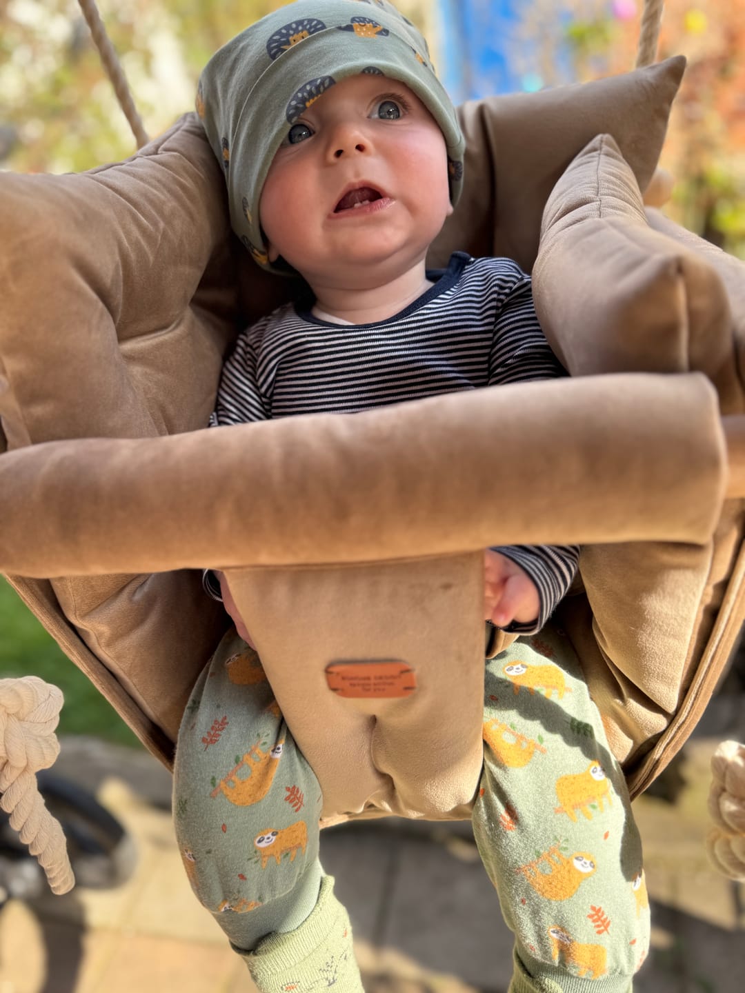 Customer photo review of Premium Brown Schaukel