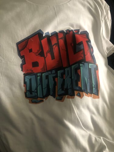 Customer photo review of DTF Starter Bundle: A3+(13x19) Hot Peel, 500g Soft Powder & 100ml Ink Set