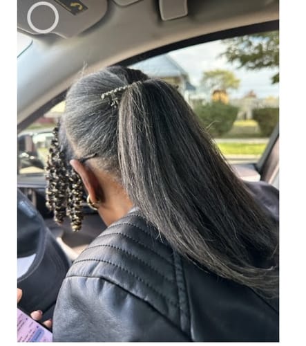 Customer photo review of Allurium Hair Growth Serum Auto renew