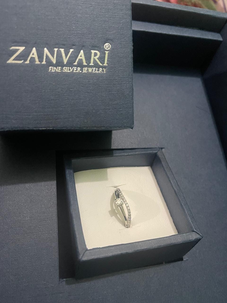 Customer photo review of THE MOISSANITE GLOW RING