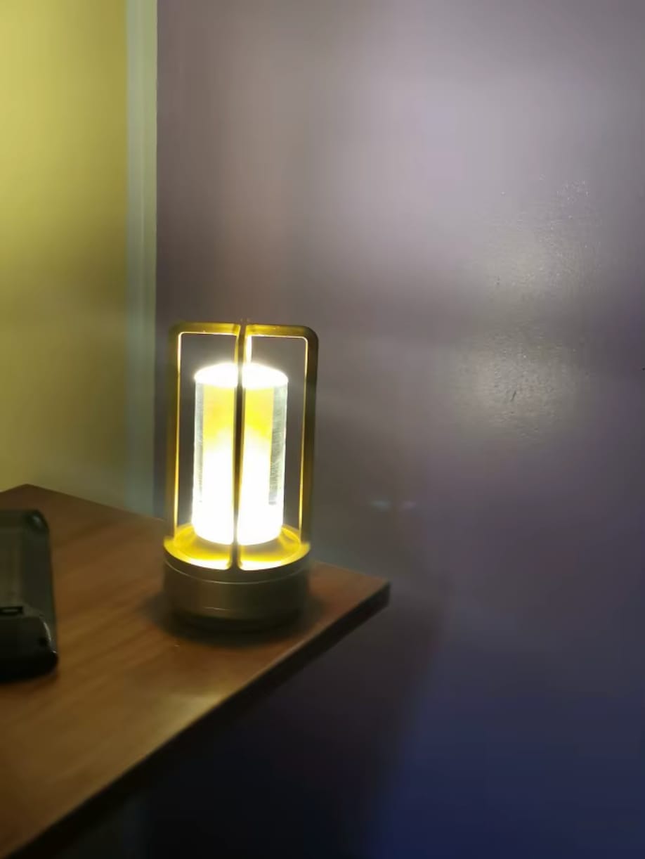 Customer photo review of Crystal Lantern Lamp