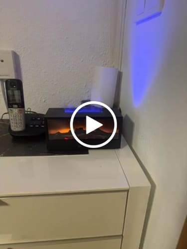 Customer video review of Humidificador Estufa de Leña