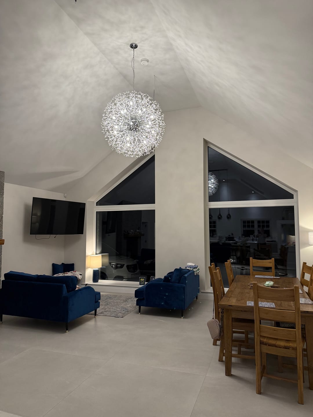 Customer photo review of 20-Light Oversized Large Luxury Sputnik Firework Chandelier