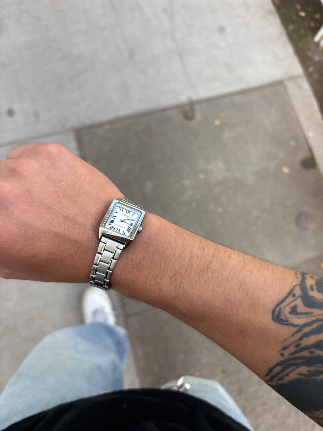 Customer photo review of Reloj Casio Tank Análogo LTP-V007D-7BUDF Acero Dial Plata