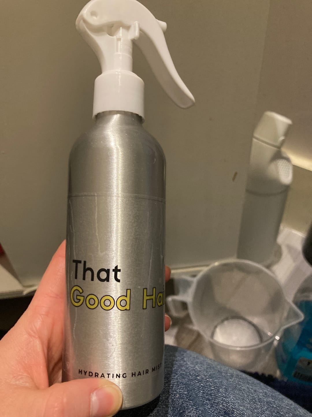 Customer photo review of Hydrating Hair Mist