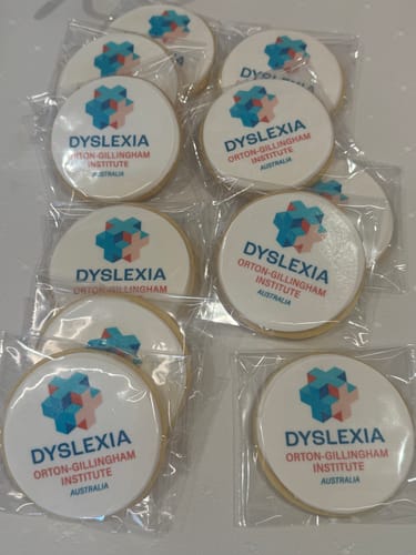 Customer photo review of Corporate Logo Cookies - Edible Image/Printed Cookies