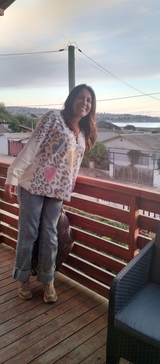 Customer photo review of Sweater Spandex Corazones y Manchas