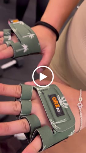 Customer video review of Guantes Pesas GRAB Summer Paradise🌴