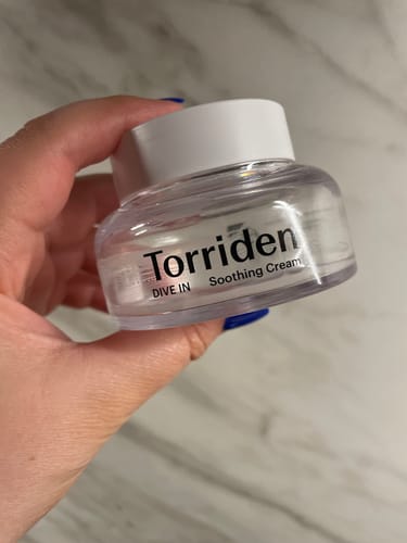 Customer photo review of Torriden DIVE-IN Soothing Cream raminantis veido kremas