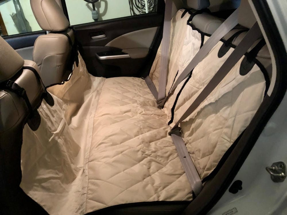 Customer photo review of Rear Seat Cover for Fold Down Seats with Hammock - Regular