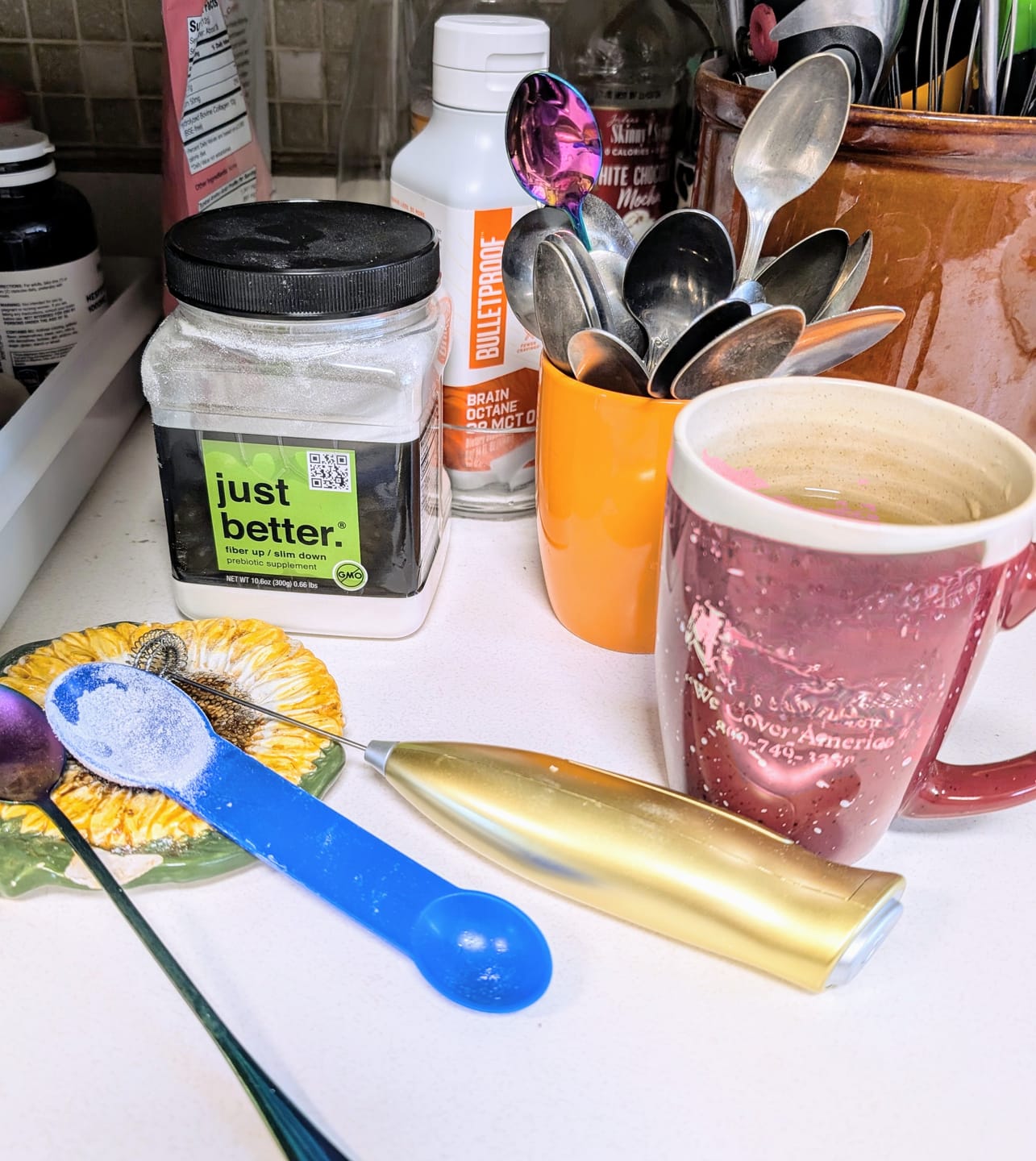 Customer photo review of just better.® prebiotic supplement 50 Serving Pouch (300g)