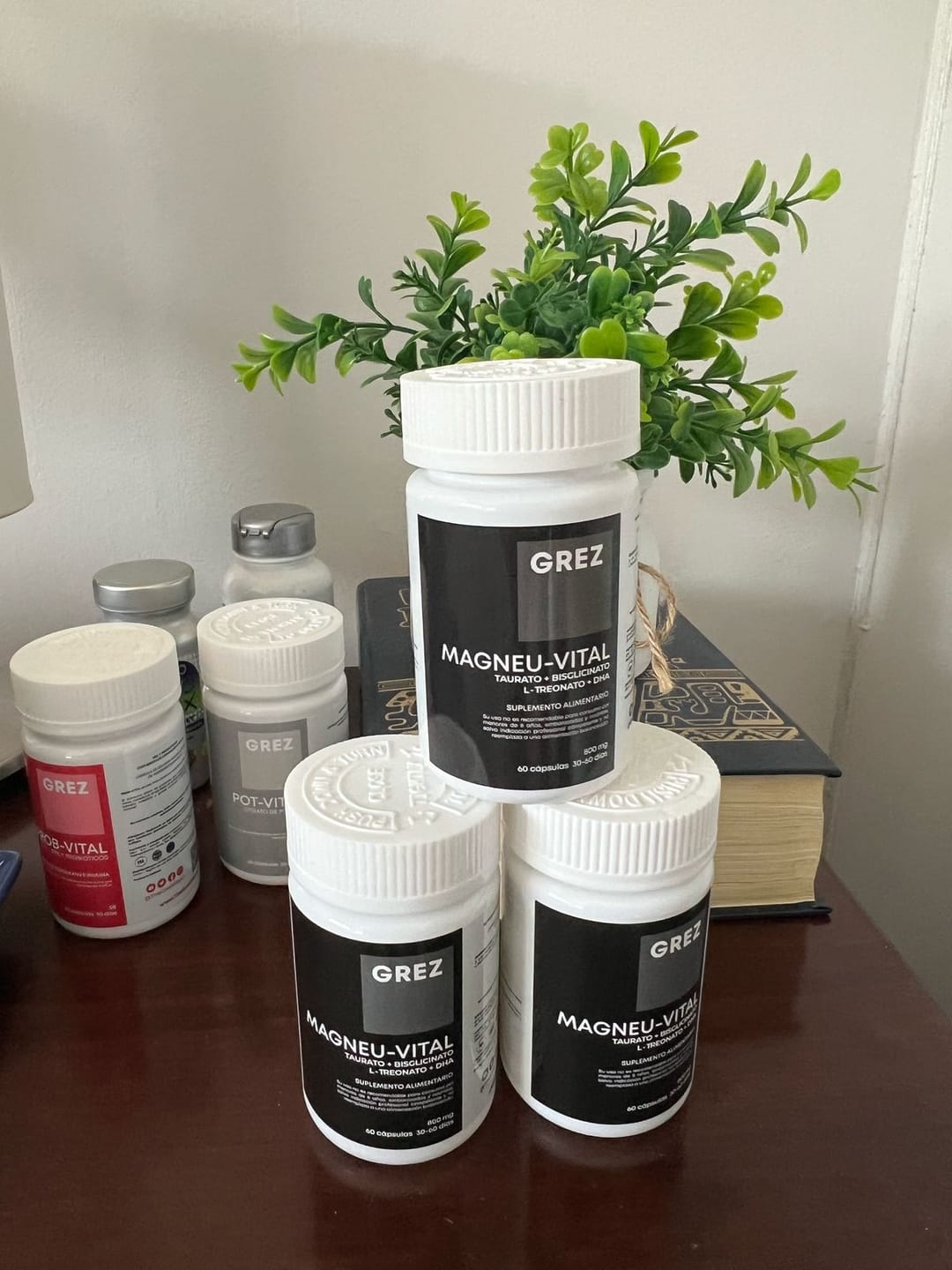 Customer photo review of MAGNEU-VITAL 800mg - Magnesios quelados Taurato / Bisglicinato / L-treonato