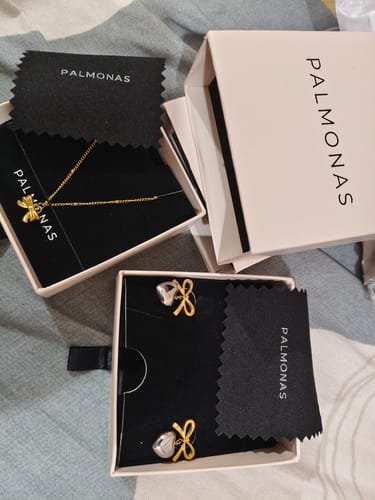 Customer photo review of Ribbon Pendant Necklace