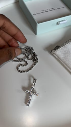 Customer photo review of CROSS PIECE PENDANT.
