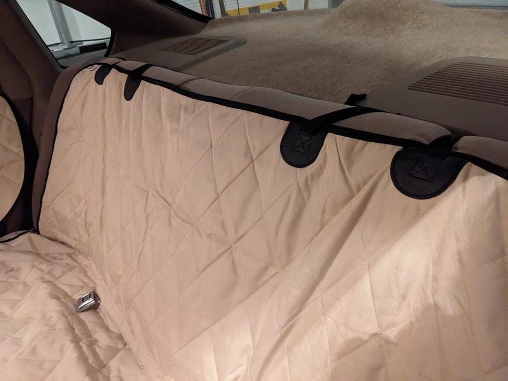 Customer photo review of Dog Rear Seat Cover with Hammock - Regular