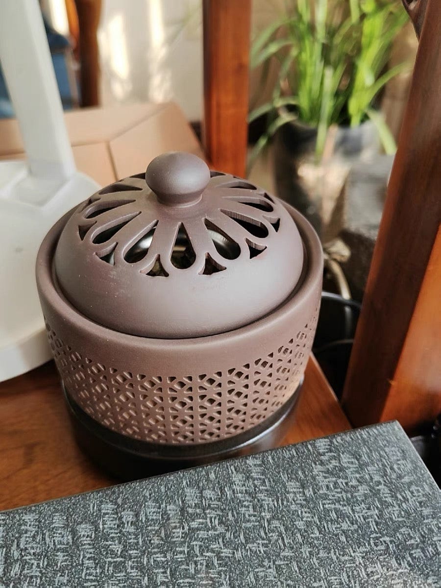 Customer photo review of Electric Oil Incense Powder Burner With Light