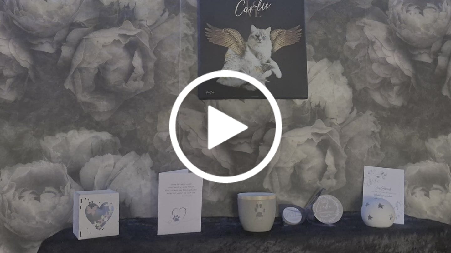 Customer video review of Personalisiertes Portrait - Goldener Engel Stil
