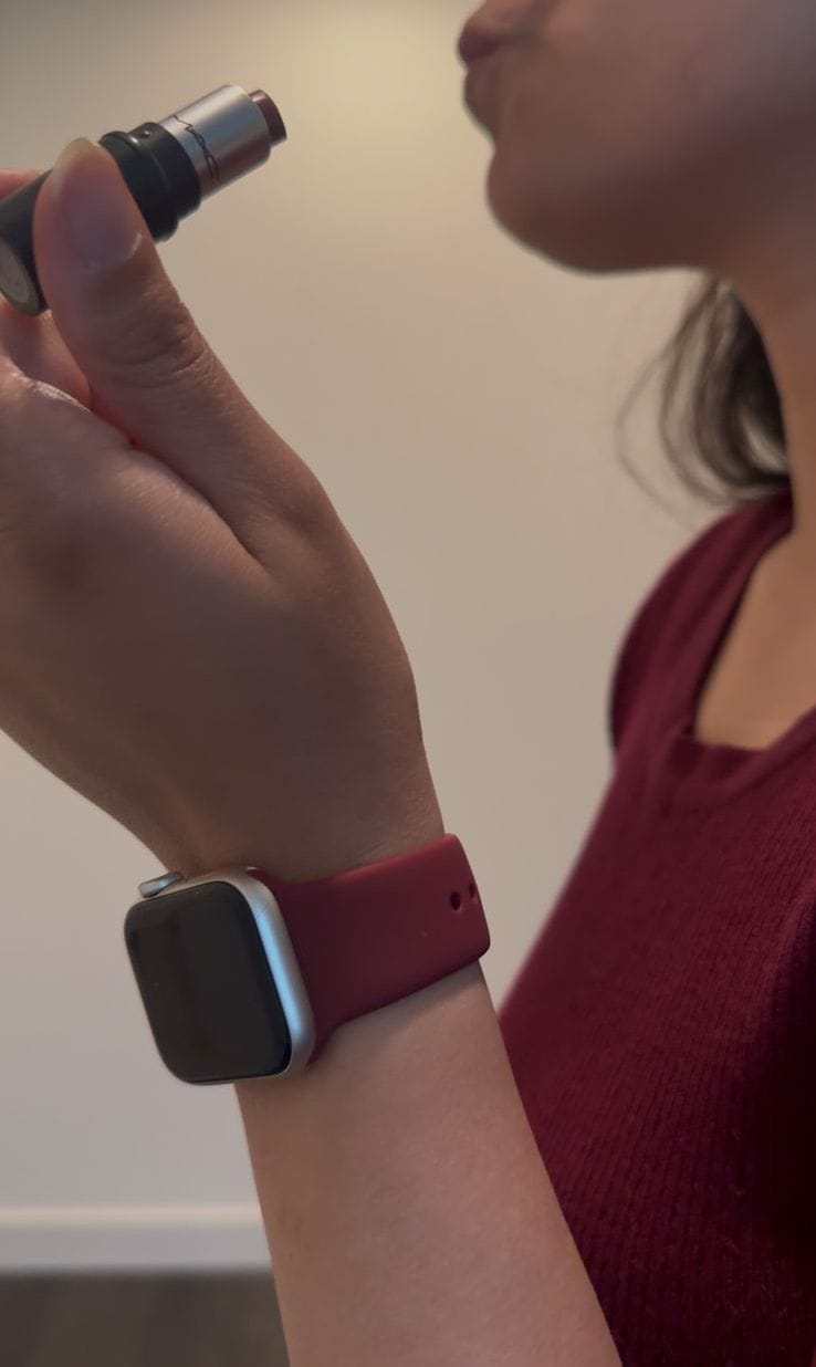 Customer photo review of Apple Band Silicone Solid - Wine Red