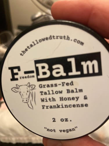 Customer photo review of F-Balm (Anti-aging Tallow Balm) 2 oz. Tin