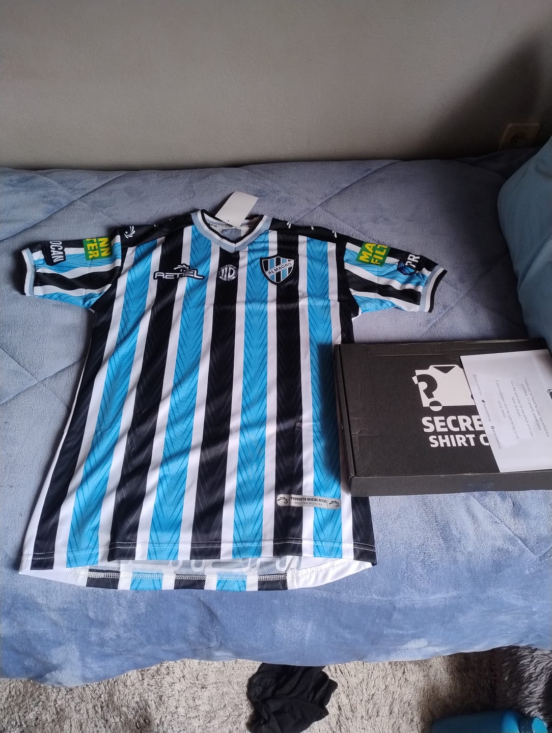Customer photo review of Mens Secret Football Shirt
