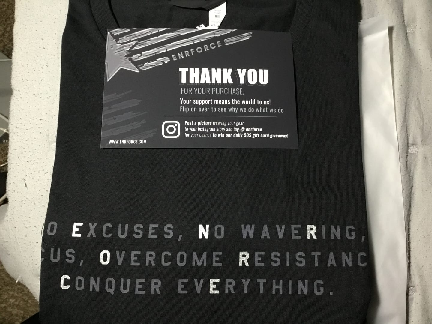 Customer photo review of American Values Tee