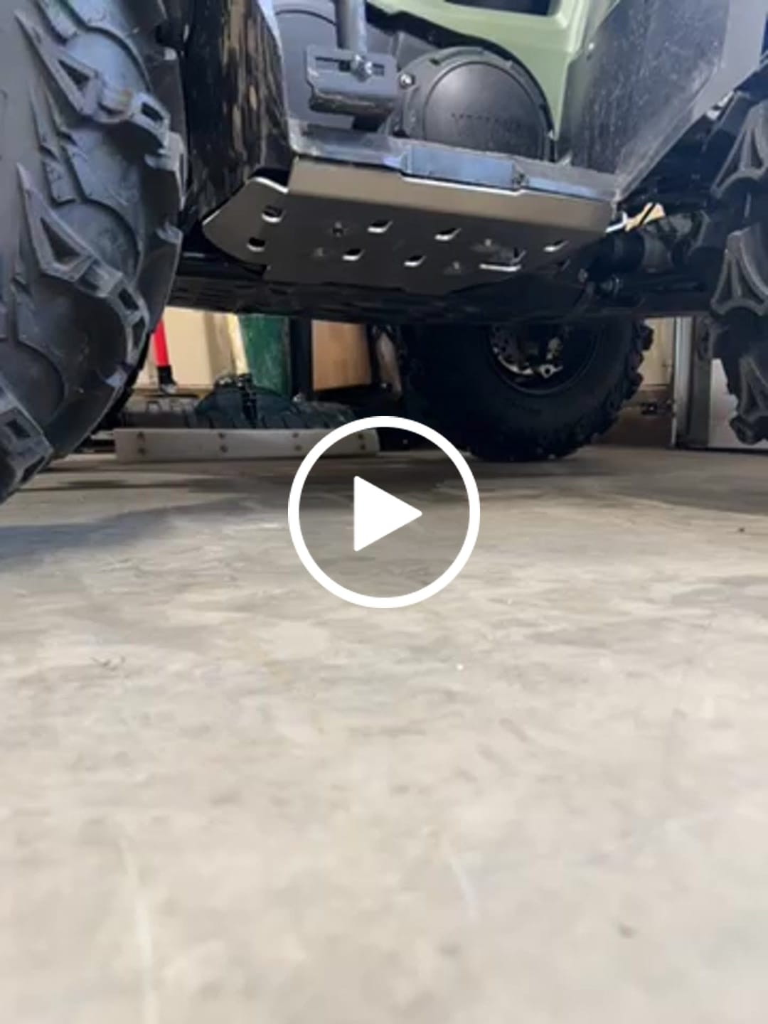 Customer video review of Footwell Skid Plate Kit — Yamaha Grizzly 550/700 (2007+)