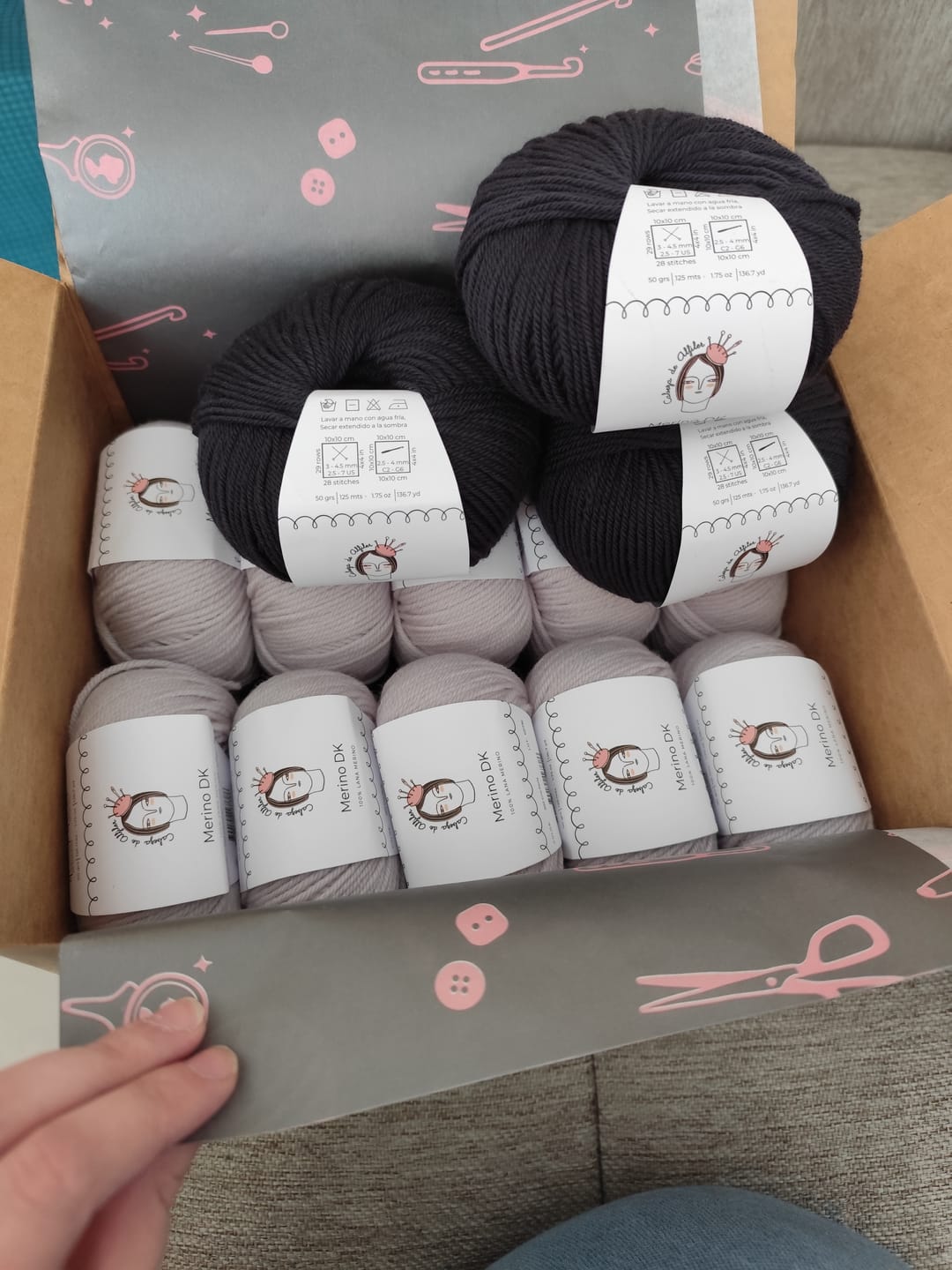 Customer photo review of Merino DK  (100% Lana Merino)