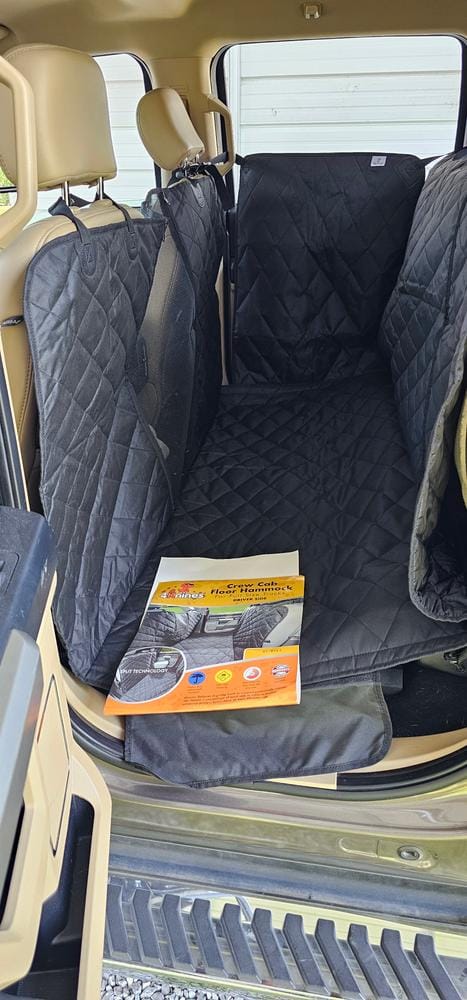 Customer photo review of Rear Seat Cover for Fold Down Seats with Hammock - Regular