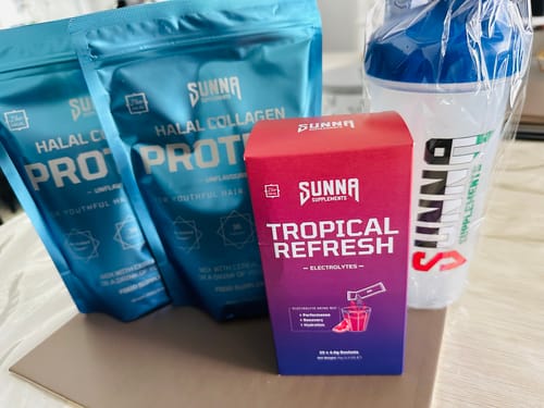 Customer photo review of Halal Collagen Protein