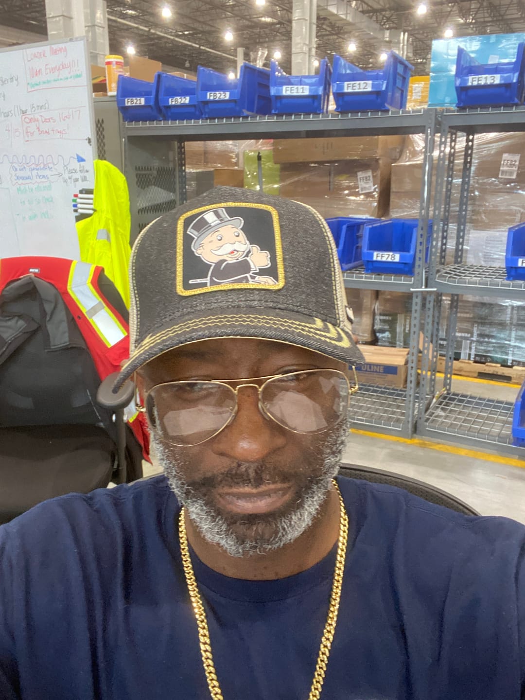 Customer photo review of OVERLORD X Monopoly: Mr. Monopoly Trucker Cap